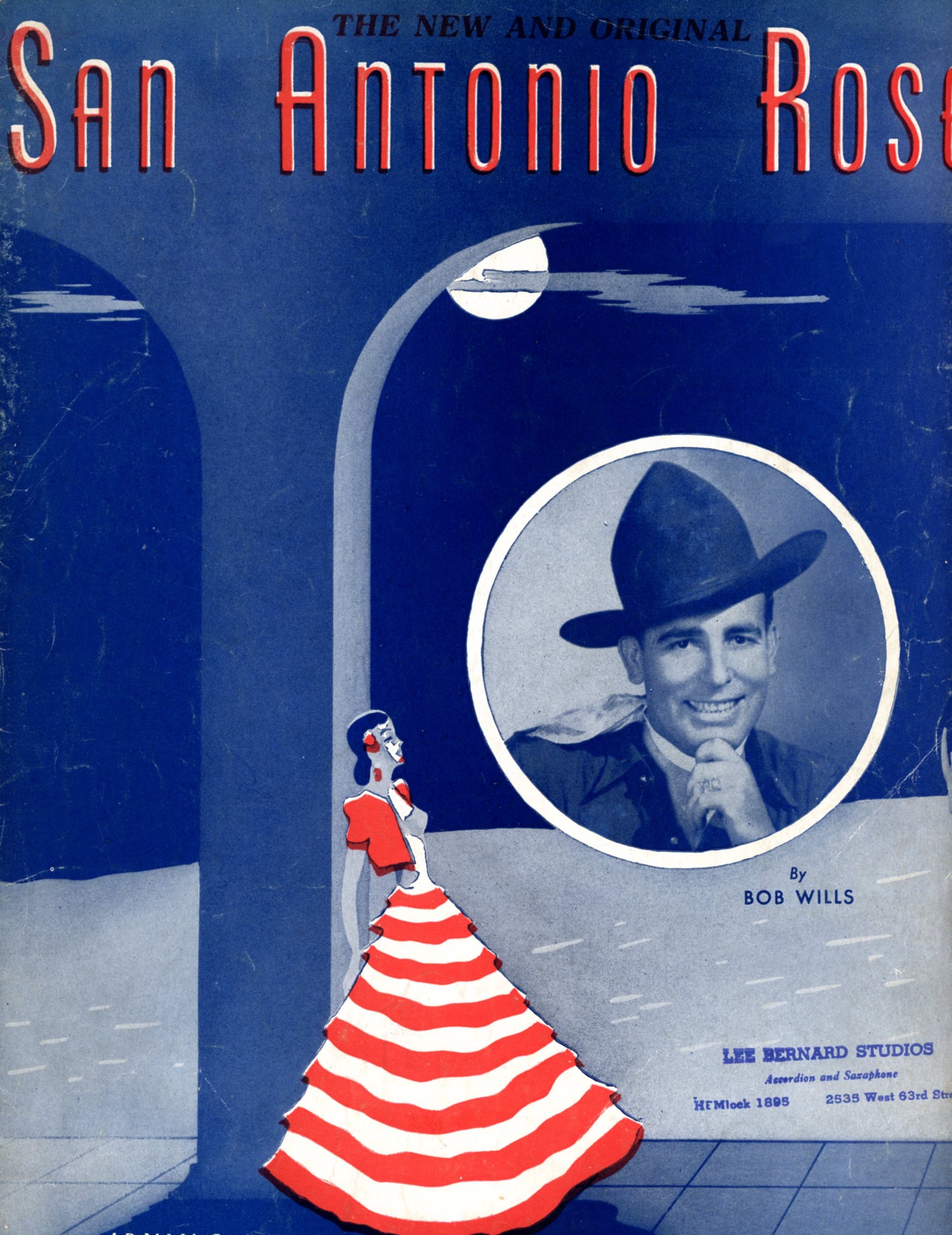 The New and Original SAN ANTONIO ROSE | Irving Berlin Music Publishers ©1940 COVER