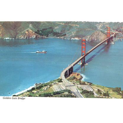 Golden Gate Bridge – San Francisco Chrome Postcard C29787 Front