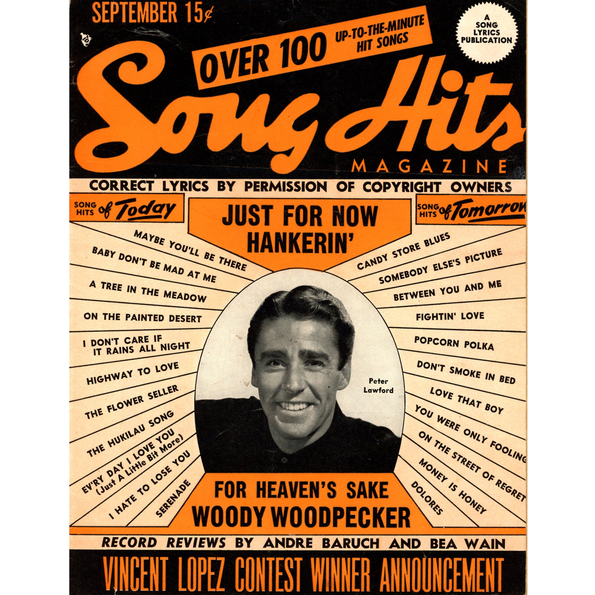 Song Hits September 1948 | Volume 12, No. 4 Peter Lawford