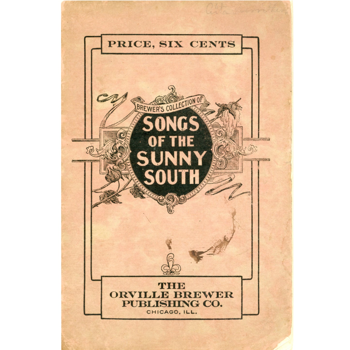 Brewer’s Collection of Songs of the Sunny South (1904)