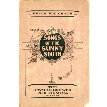 Colección de canciones del sur soleado de Brewer (1904)