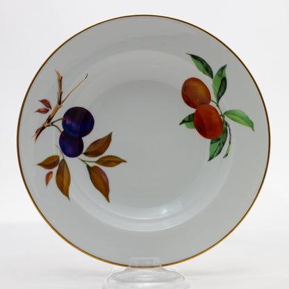 Royal Worcester Evesham Gold Rimmed 9" Soup Bowl Fine English China