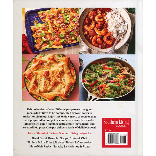 Southern Living One-Pot Recipes Cookbook Back Cover