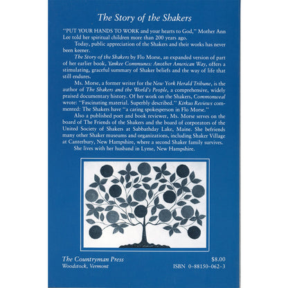 The Story of the Shakers Flo Morse | Shaker History Book 1986
