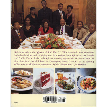 Sylvia’s Family Soul Food Cookbook – 1999 Morrow First Edition Back Cover