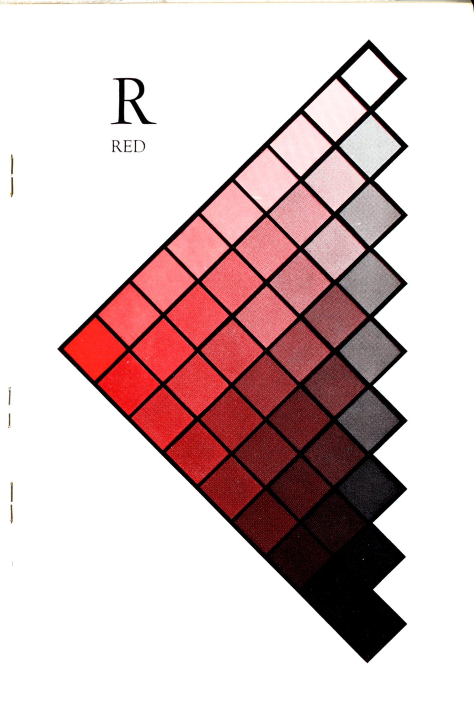 THE AMERICAN COLORIST Faber Birren ©1939 1948 SHADES OF RED