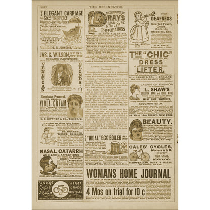 The Delineator – Avril 1892 – Vol. 39 No. 4 – Mode victorienne | Histoire des femmes – Butterick Publishing Co.