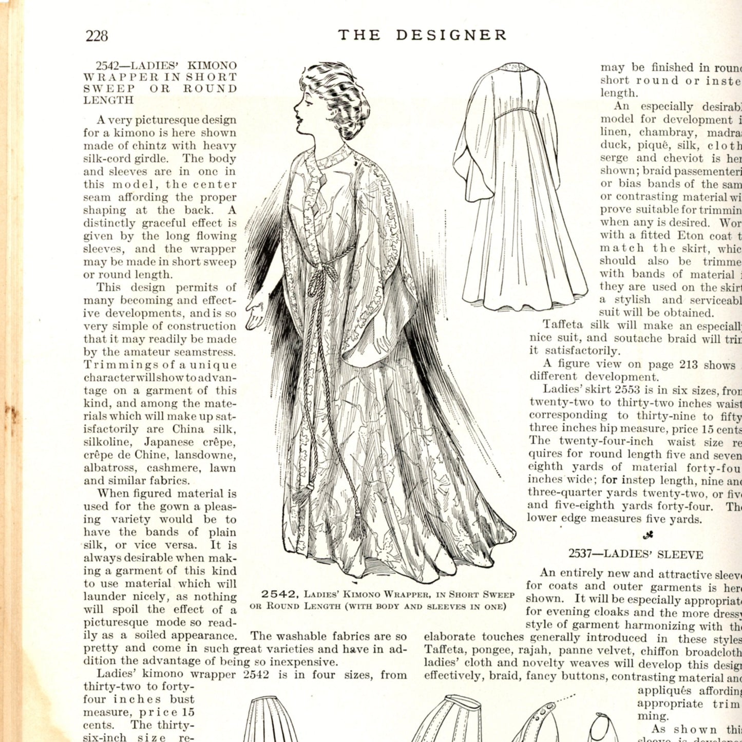 The Designer Fashion Magazine (1906–1907) Couvertures illustrées édouardiennes | Choix de 3