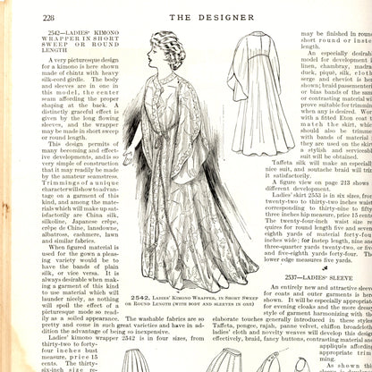 The Designer Fashion Magazine (1906–1907) Couvertures illustrées édouardiennes | Choix de 3