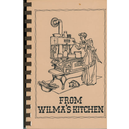 Self‑published 1979/1985 cookbook from Greensburg, Indiana with 500+ recipes. 445 pages, comb‑bound copy. Scarce and out of print. Cover image.