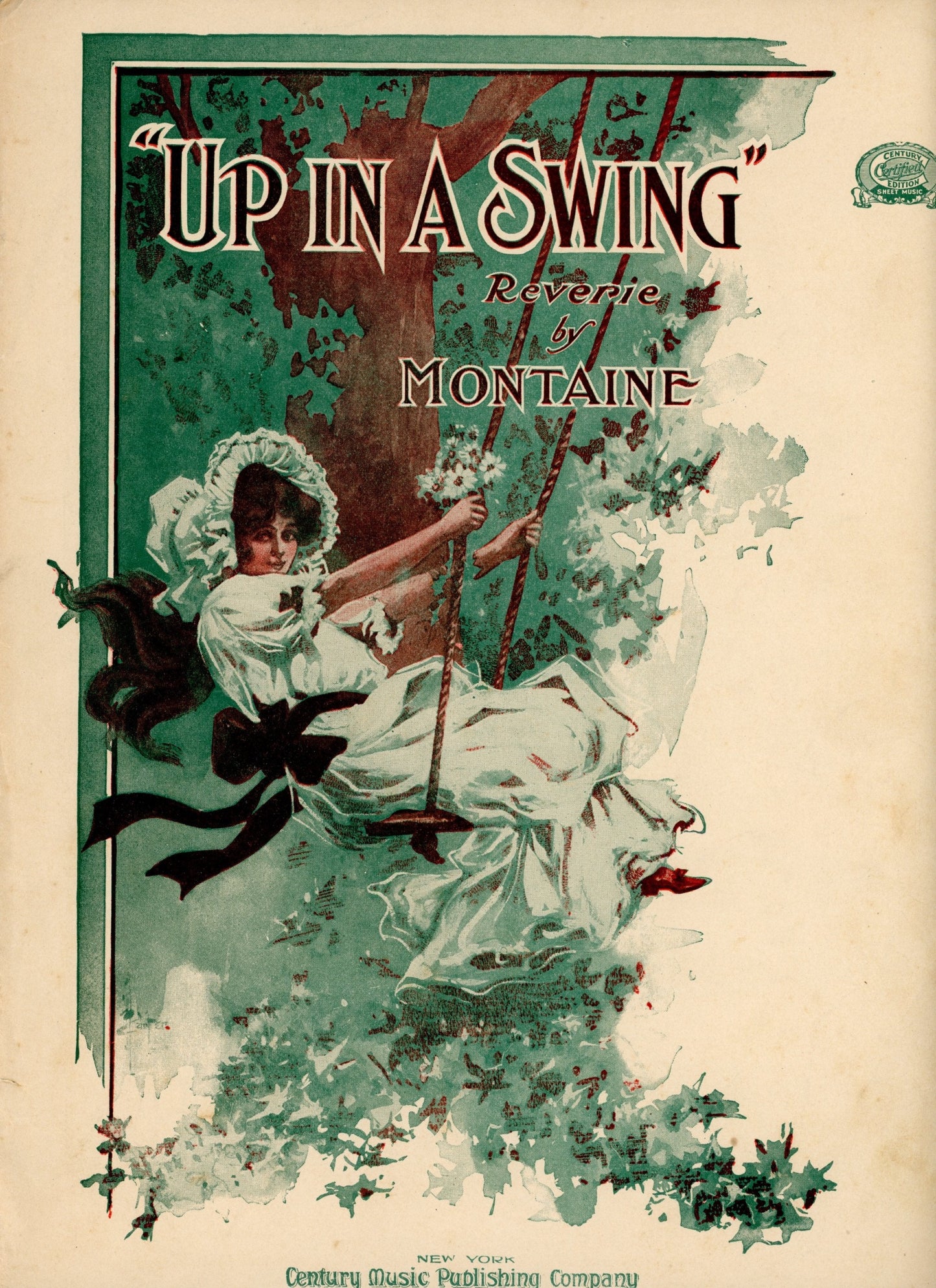 UP IN A SWING Reverie by Montaine Vintage Sheet Music ©1902