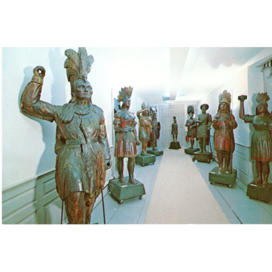 Shelburne Museum Series - Hall of Indians Forward's Color Chrome Era Postcards