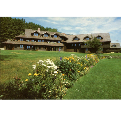Trapp Family Lodge Stowe Vermont Lodge & Garden View | Forward & Crocker Scenic Chrome Era Postcards