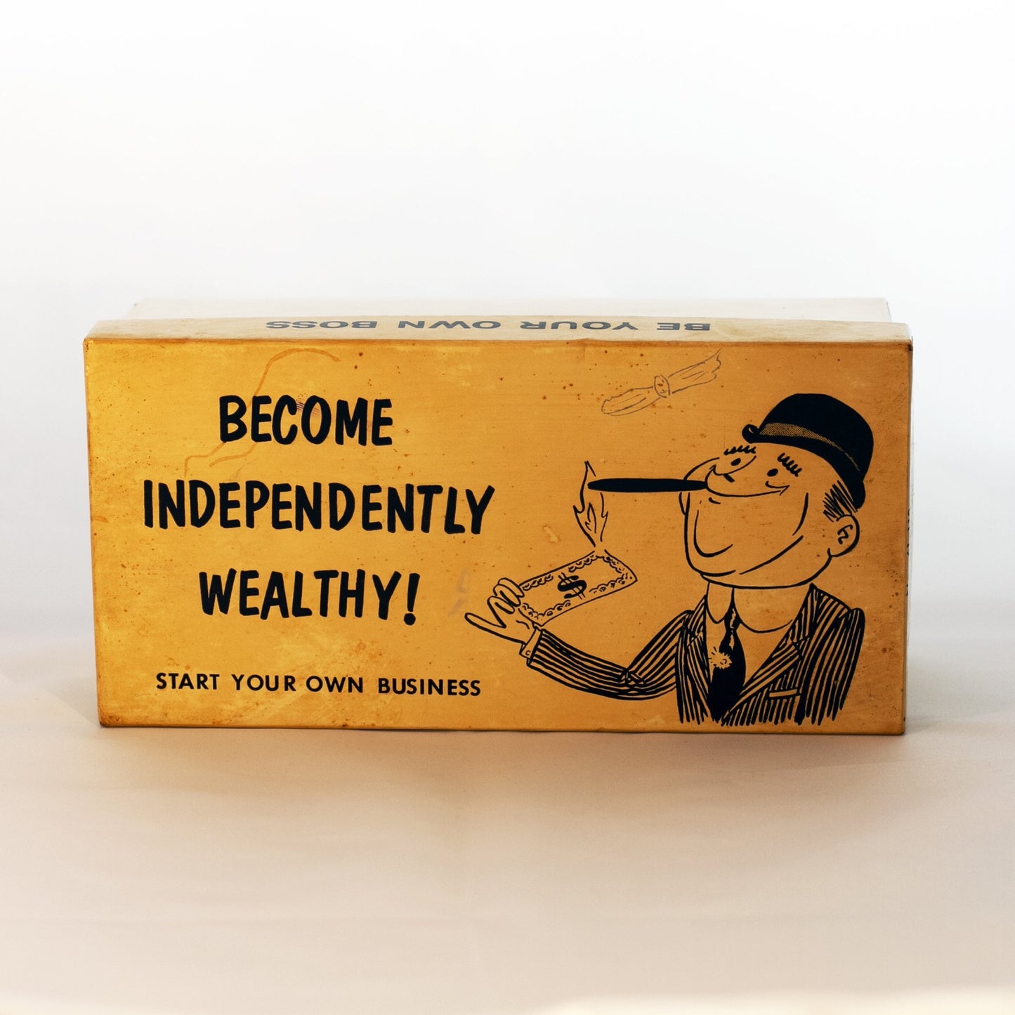 Leister Game Company Toledo OH BECOME INDEPENDENTLY WEALTHY! Novelty Gag Gift Circa 1961