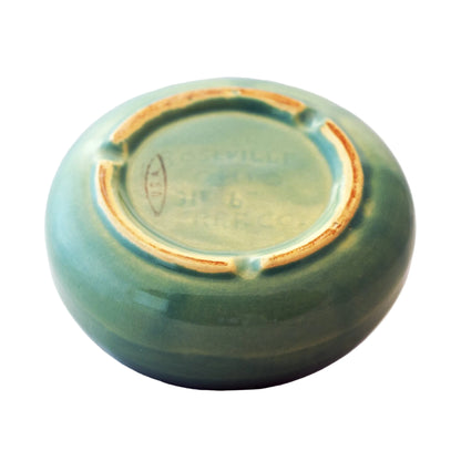 Mid-Century Turquoise Blue Glaze RRP COMPANY 6" SHALLOW BOWL