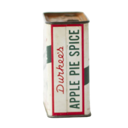 Metal Lithographed Vintage DURKEE'S Apple Pie Spice Tin Circa 1950s - 1960s