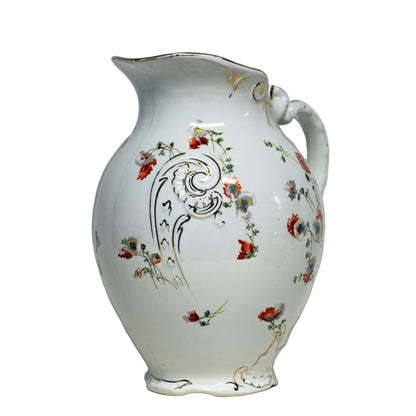 Doulton Burslem Art Nouveau Pitcher Poppies Gilt c.1900 View 1