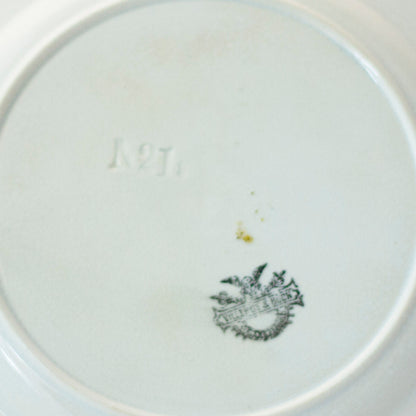 GAUDY STYLE Antique 8 ½” Plate by Villery & Boch Circa 1874 to 1909 Mark