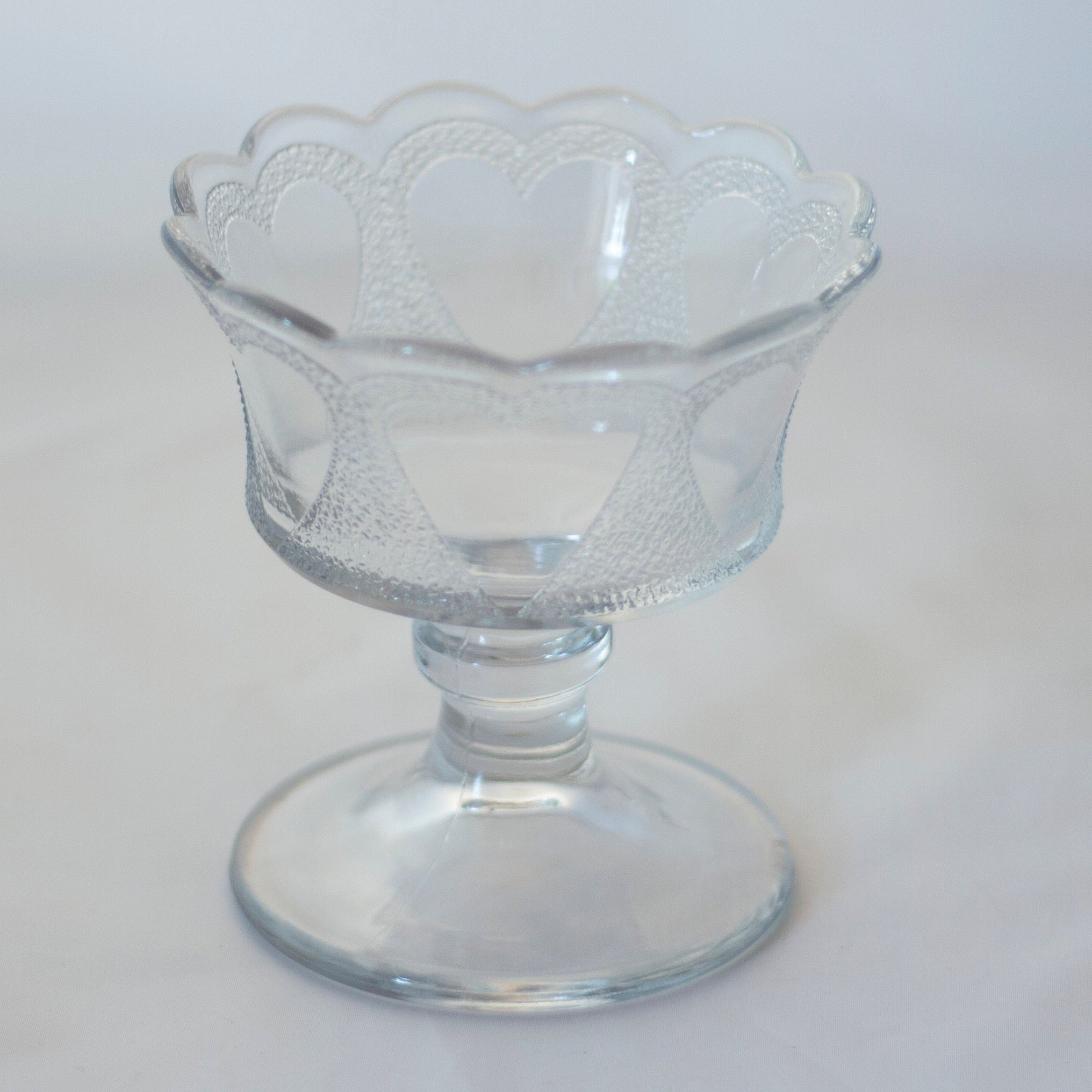 Pressed shops Glass Compote/Candy dish