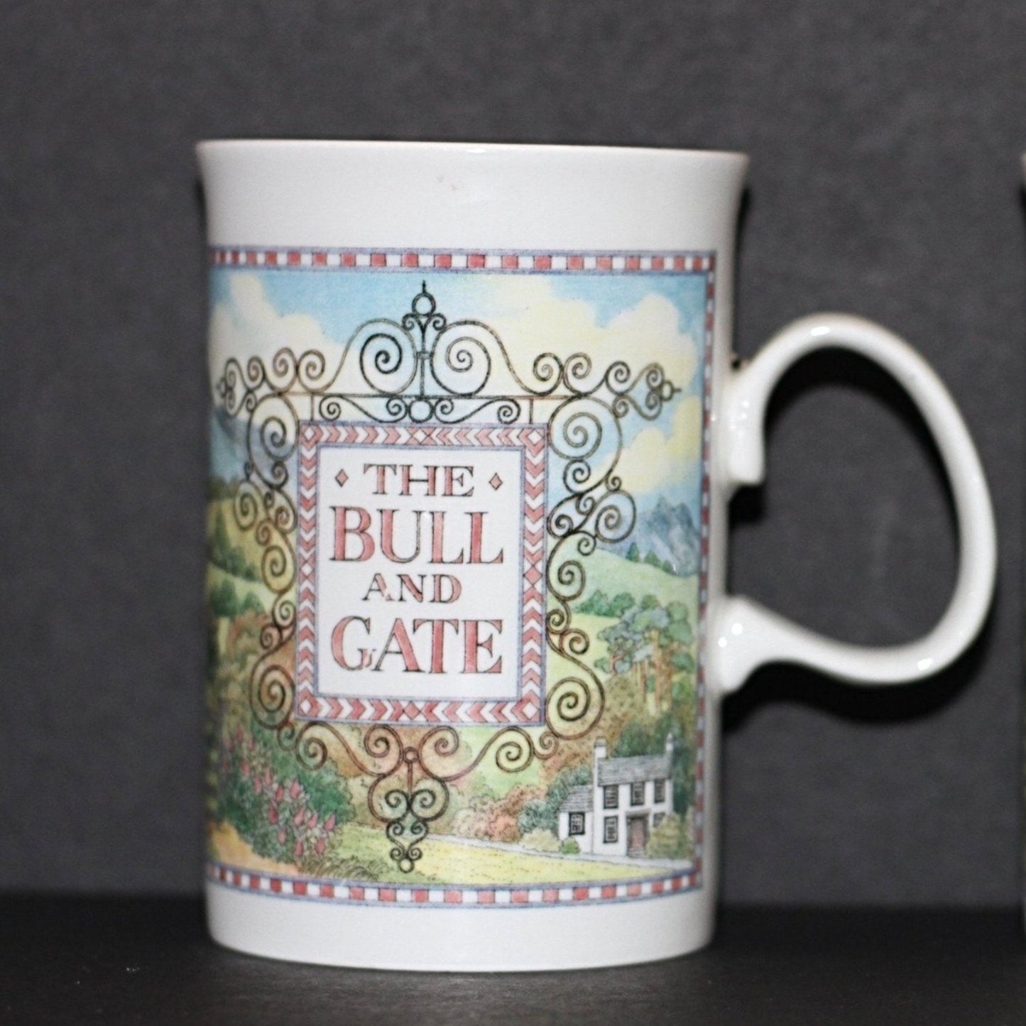 DUNOON SUE SCULLARD Bone China Mug The Bull and Gate