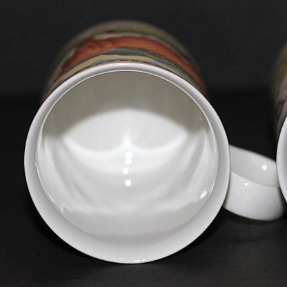 Taza de porcelana SUE SCULLARD El Toro y la Puerta C. 1990