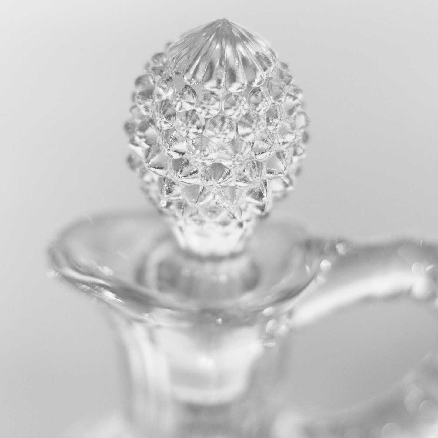 Duncan & Miller HOBNAIL CLEAR Cruet & Stopper (Pressed) Circa 1930 - 1955