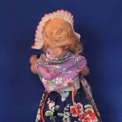 BEEHLER ARTS COMPOSITION DOLL Marked MBC Circa 1940s to 1950s Back