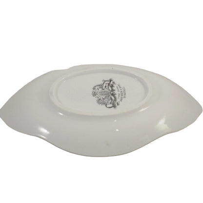 Antique JOHN MEIR & SON Washington Shape Ironstone Sauce Tureen with Ladle & Underplate Circa 1863 (9)