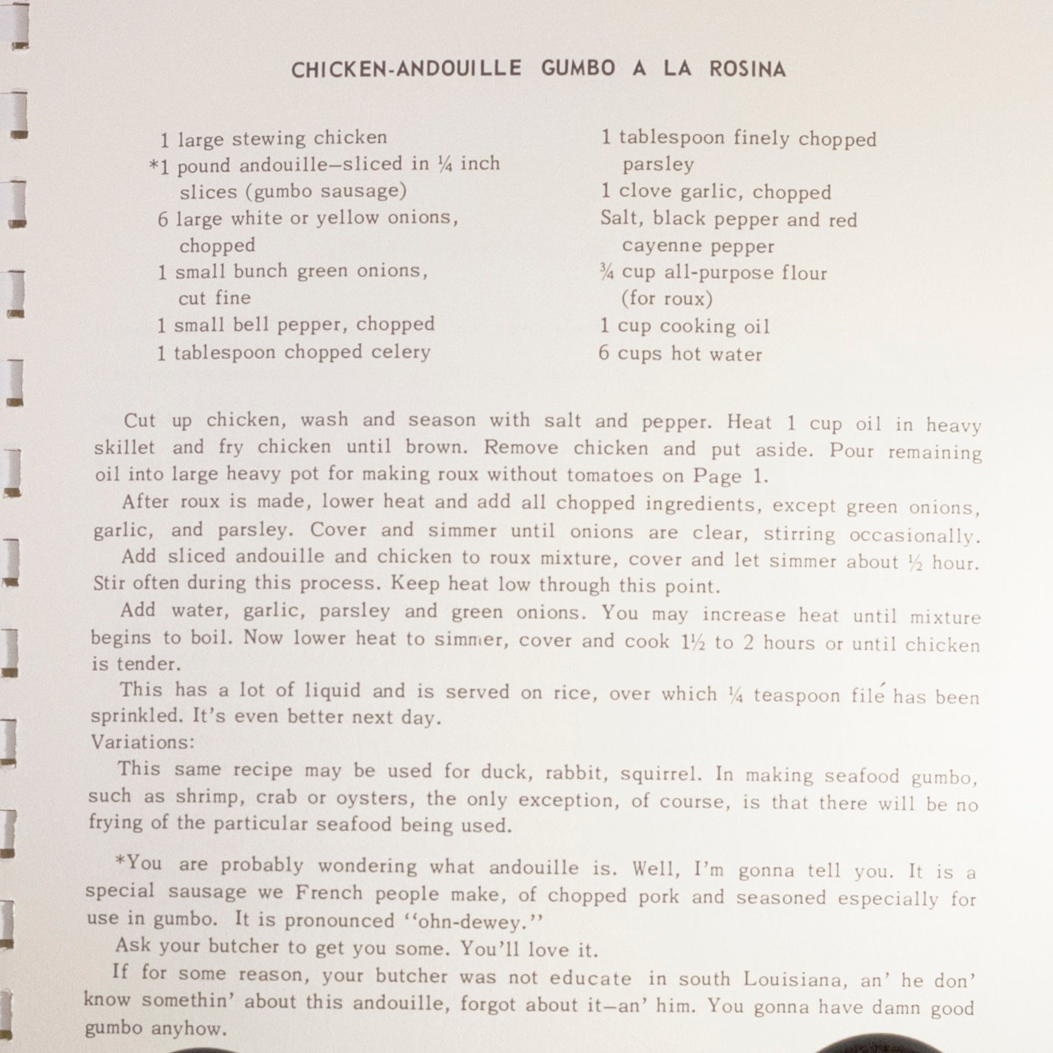 Chef Justin Wilson Gumbo Recipe