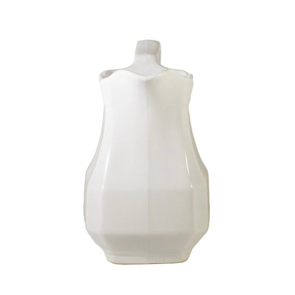 CLASSIC OPTIC BLOCK by J & G Meakin Antique Ironstone Small Pitcher Circa 1890 (2)