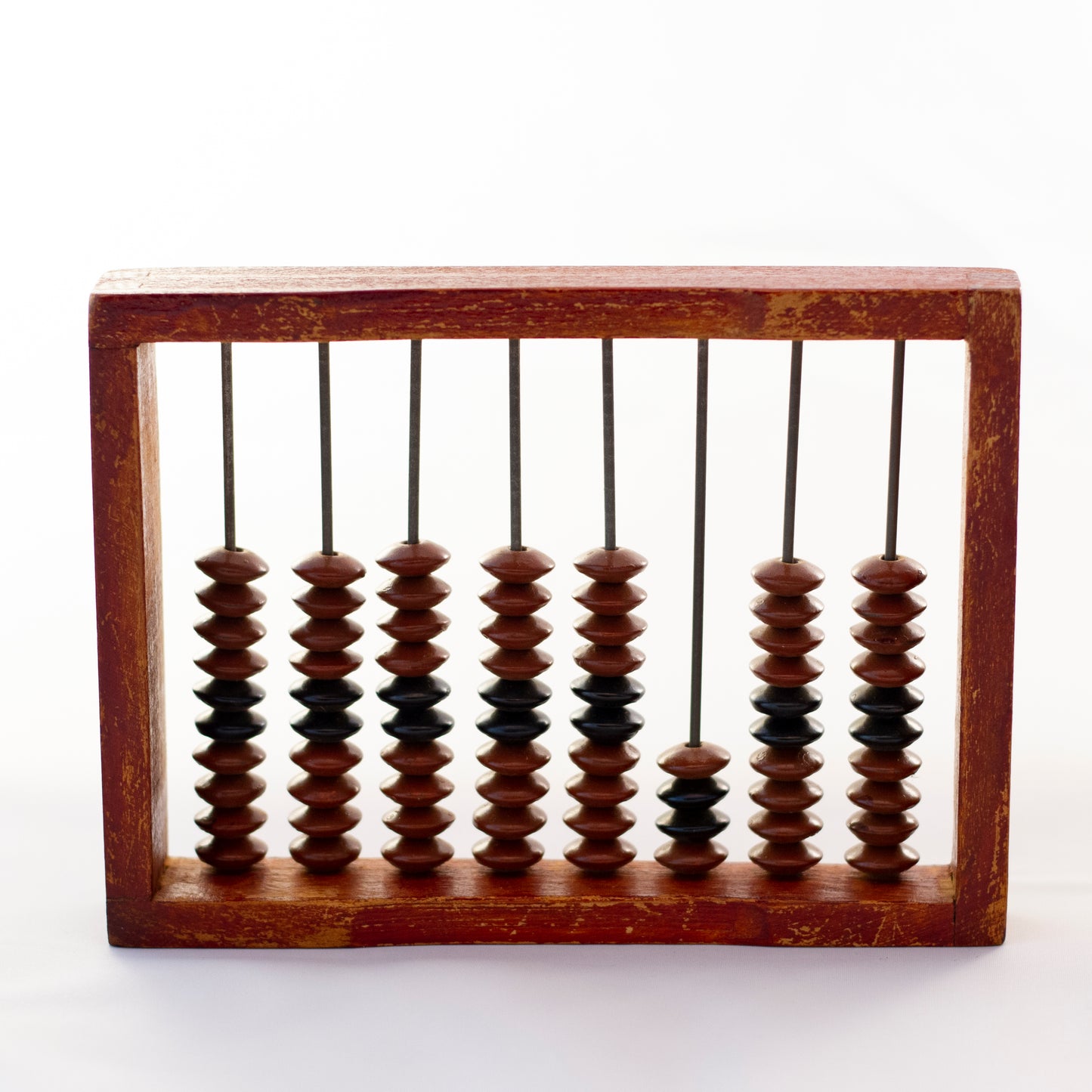 HANDHELD WOODEN RUSSIAN ABACUS  Circa 1920 - 1970