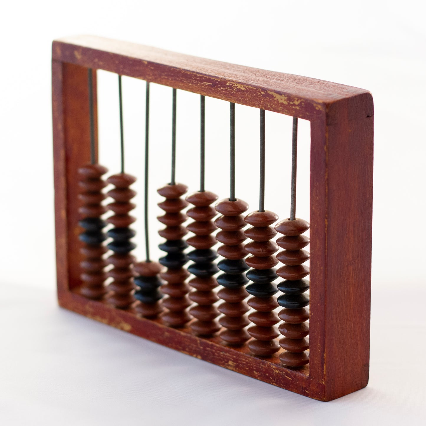 HANDHELD WOODEN RUSSIAN ABACUS  Circa 1920 - 1970