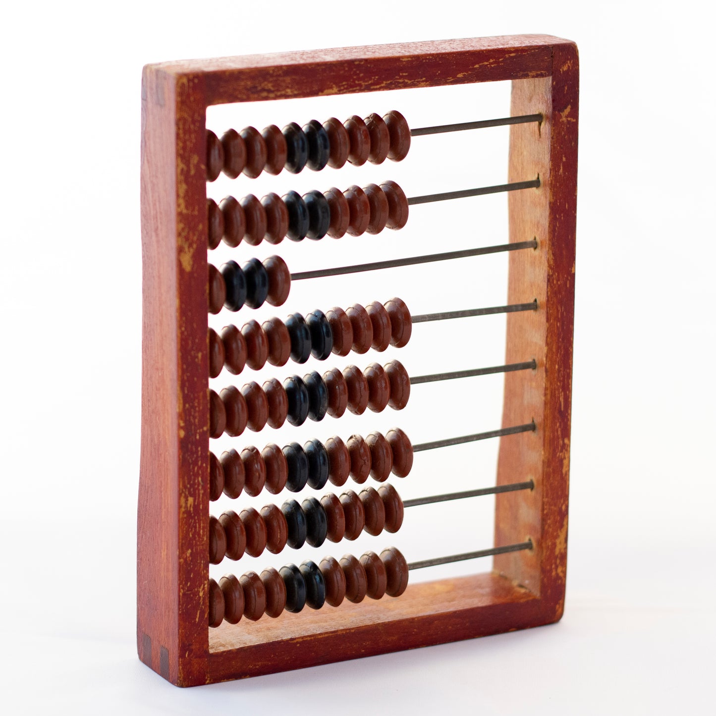 HANDHELD WOODEN RUSSIAN ABACUS  Circa 1920 - 1970