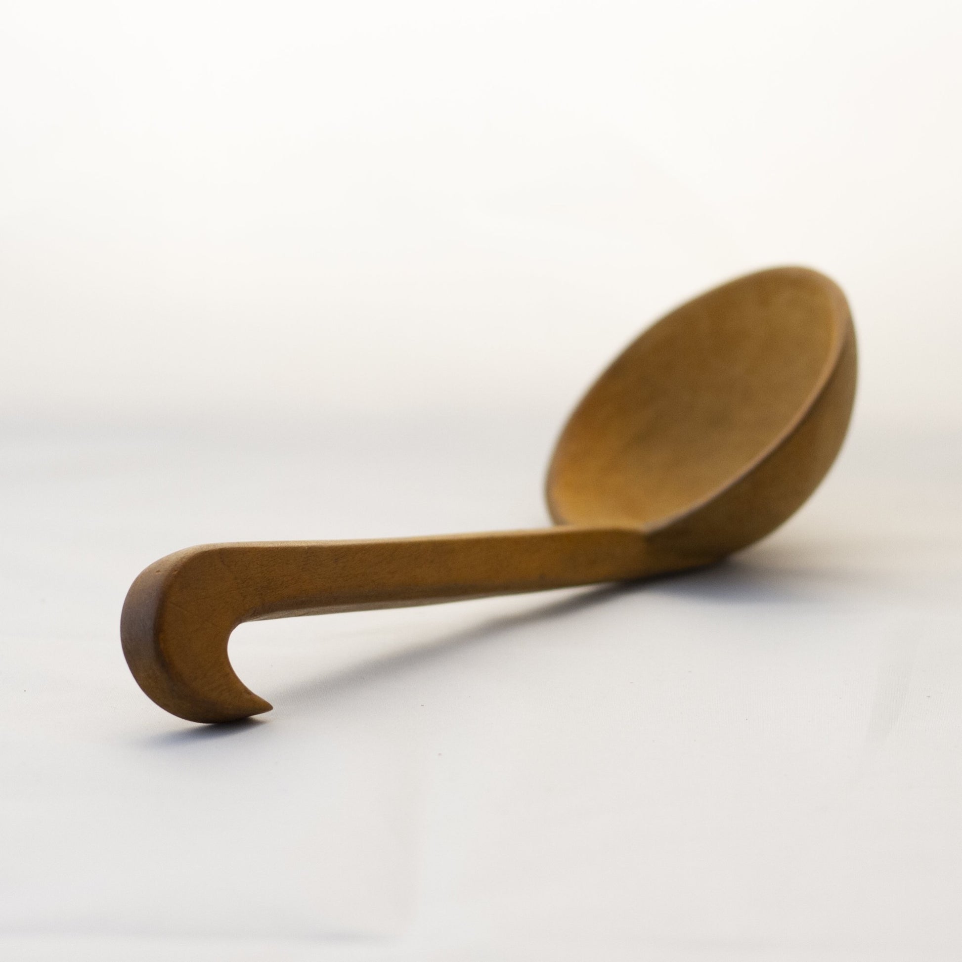 WOOD SOUP OR SERVING LADLE Circa Mid-Century