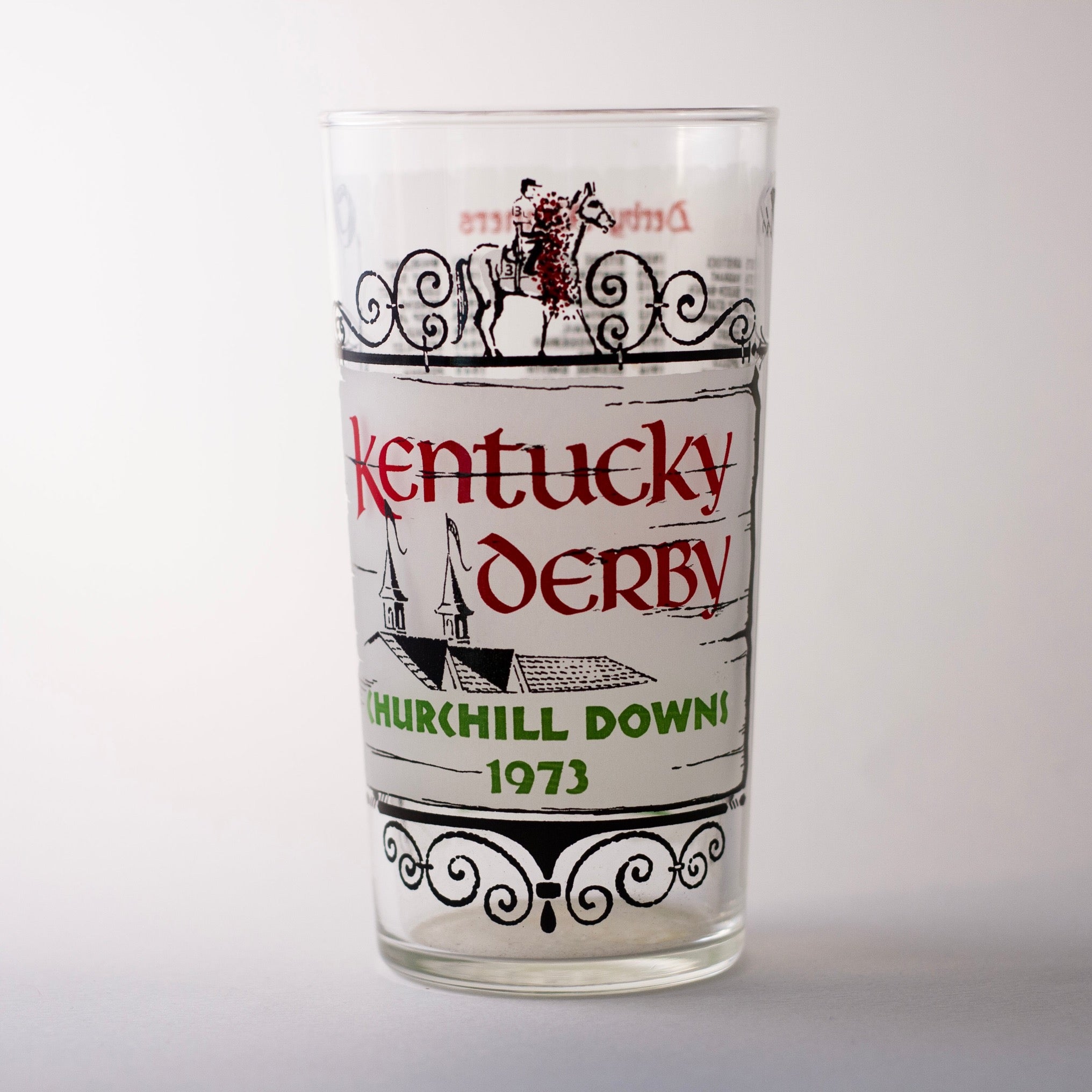 1974 derby glasses, deals mint condition