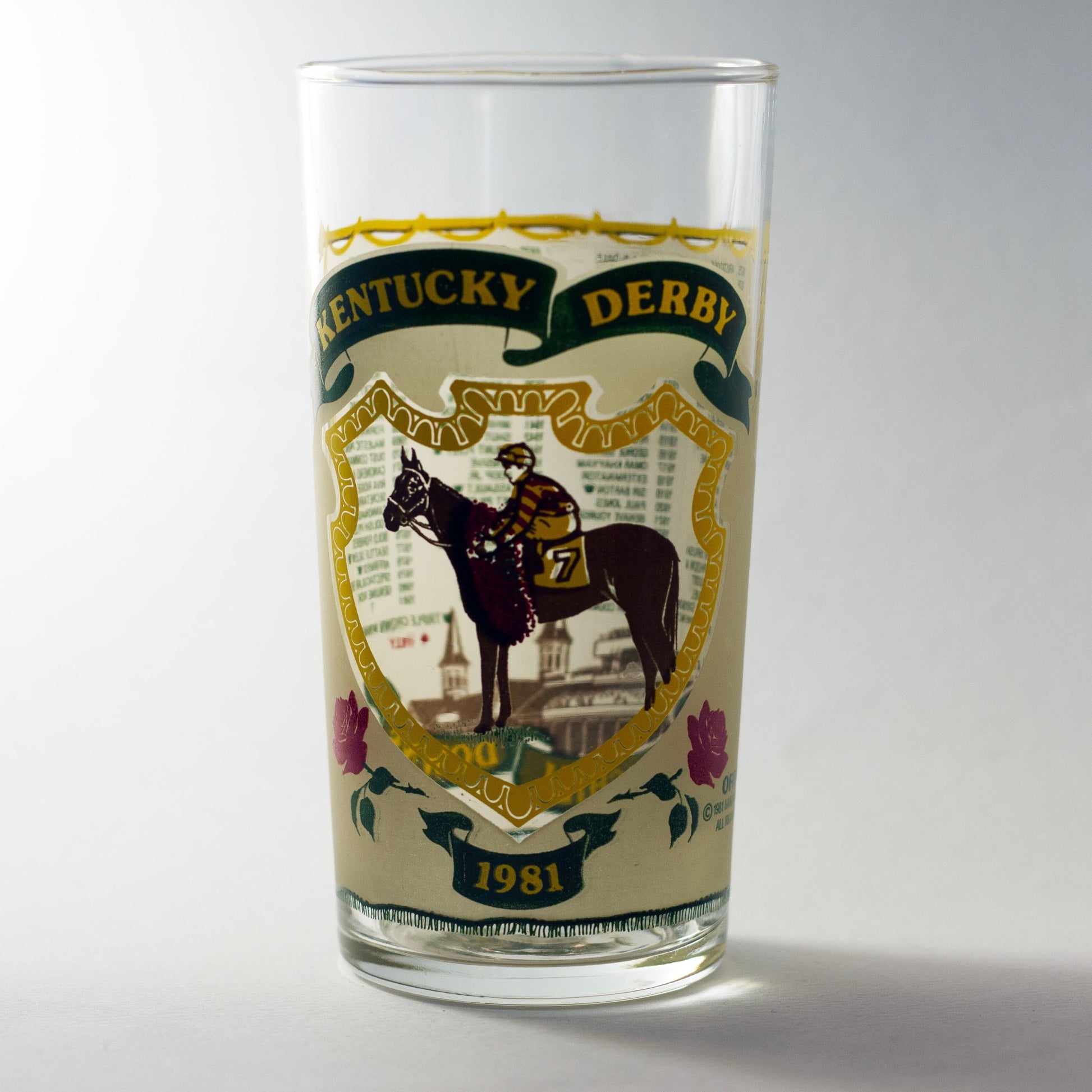 1981 Kentucky Derby Glass #107