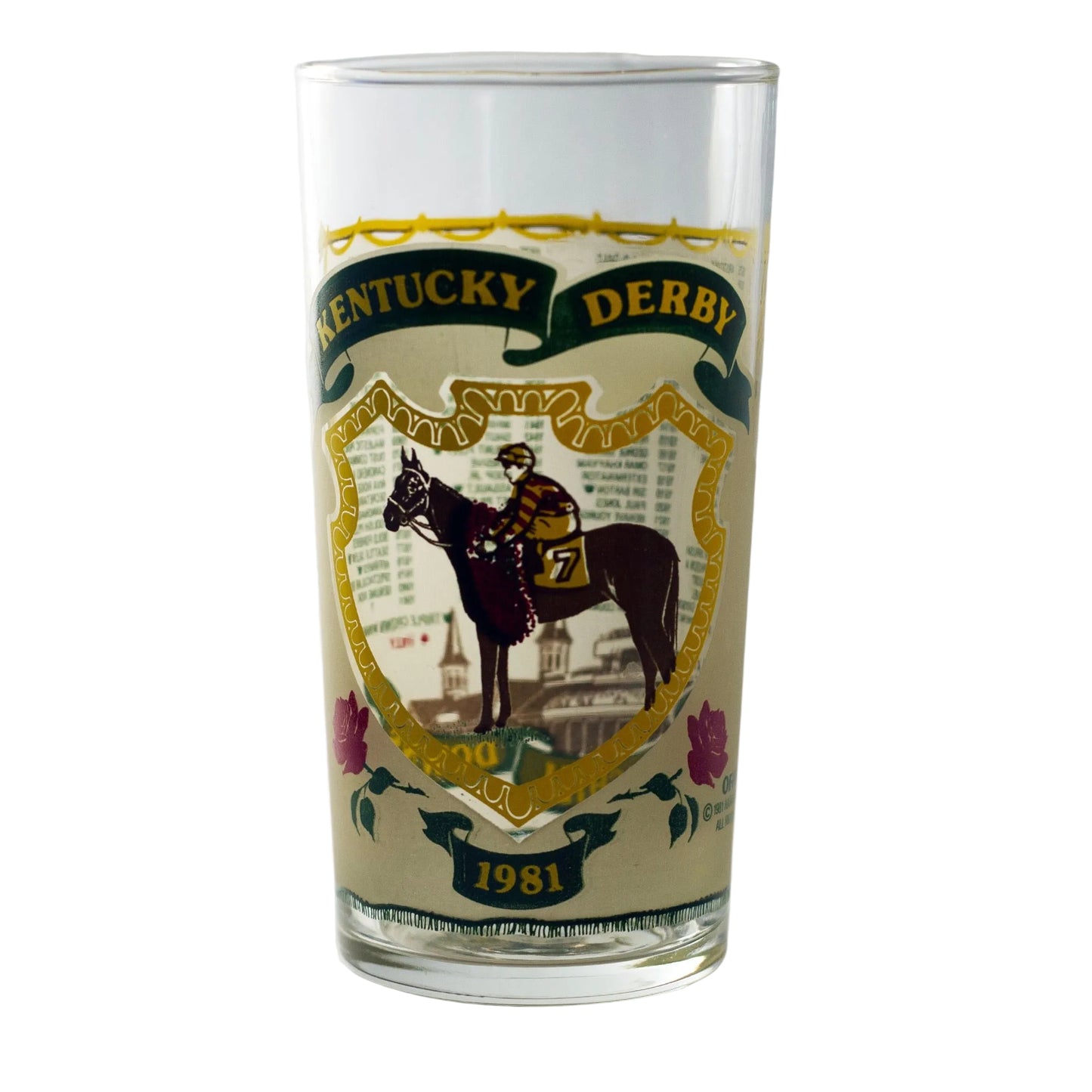 1981 Kentucky Derby Glass #107