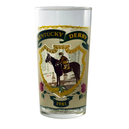 1981 Kentucky Derby Glass #107