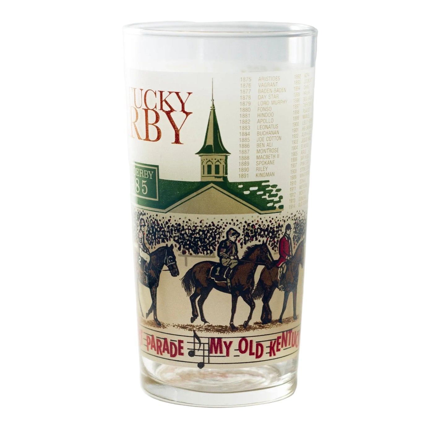 1985 Kentucky Derby Glass #111