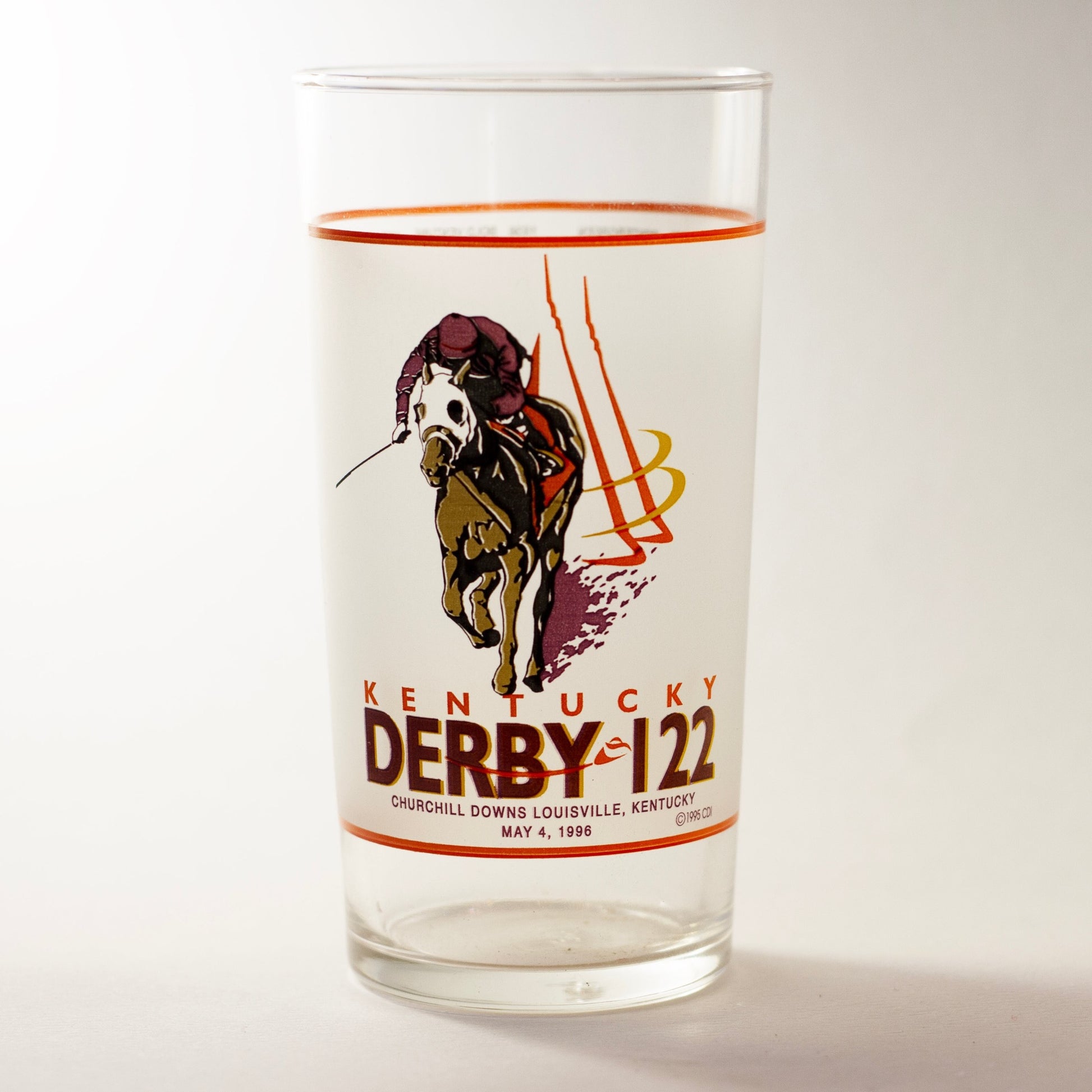 1996 Kentucky Derby Glass #122
