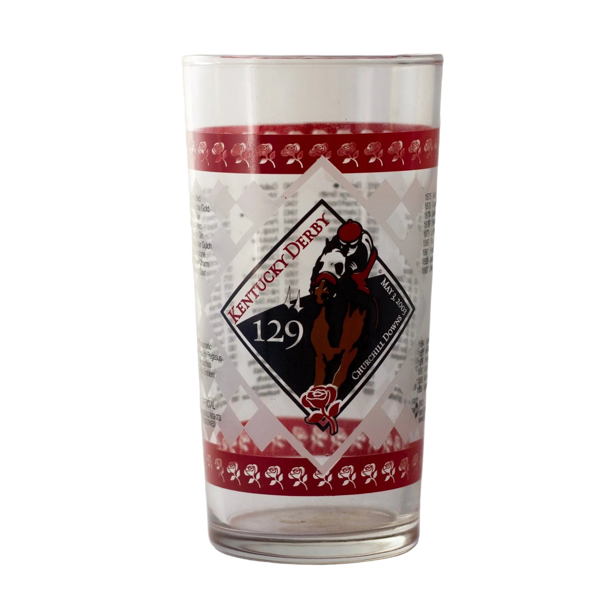 2003 Derby Glass 129th
