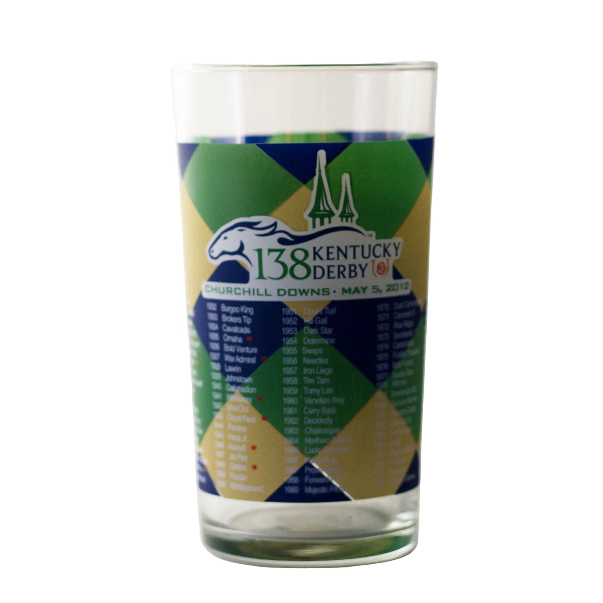 2012 KENTUCKY DERBY Mint Julep Glass  #138