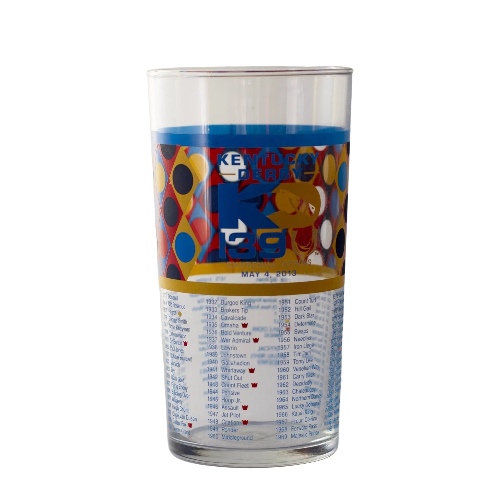 2013 KENTUCKY DERBY Mint Julep Glass  #139