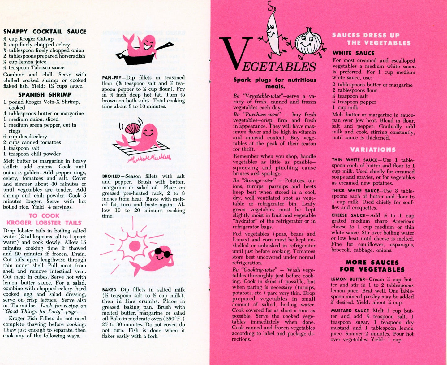 ALL 'BOUT COOKIN'... Recipe Book by Jean Allen Published by The Kroger Foundation Circa 1950-1960