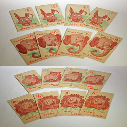MERVIN MONK AND FRIENDS MONKEY FACE Card Game Christmas Edition Circa 1935