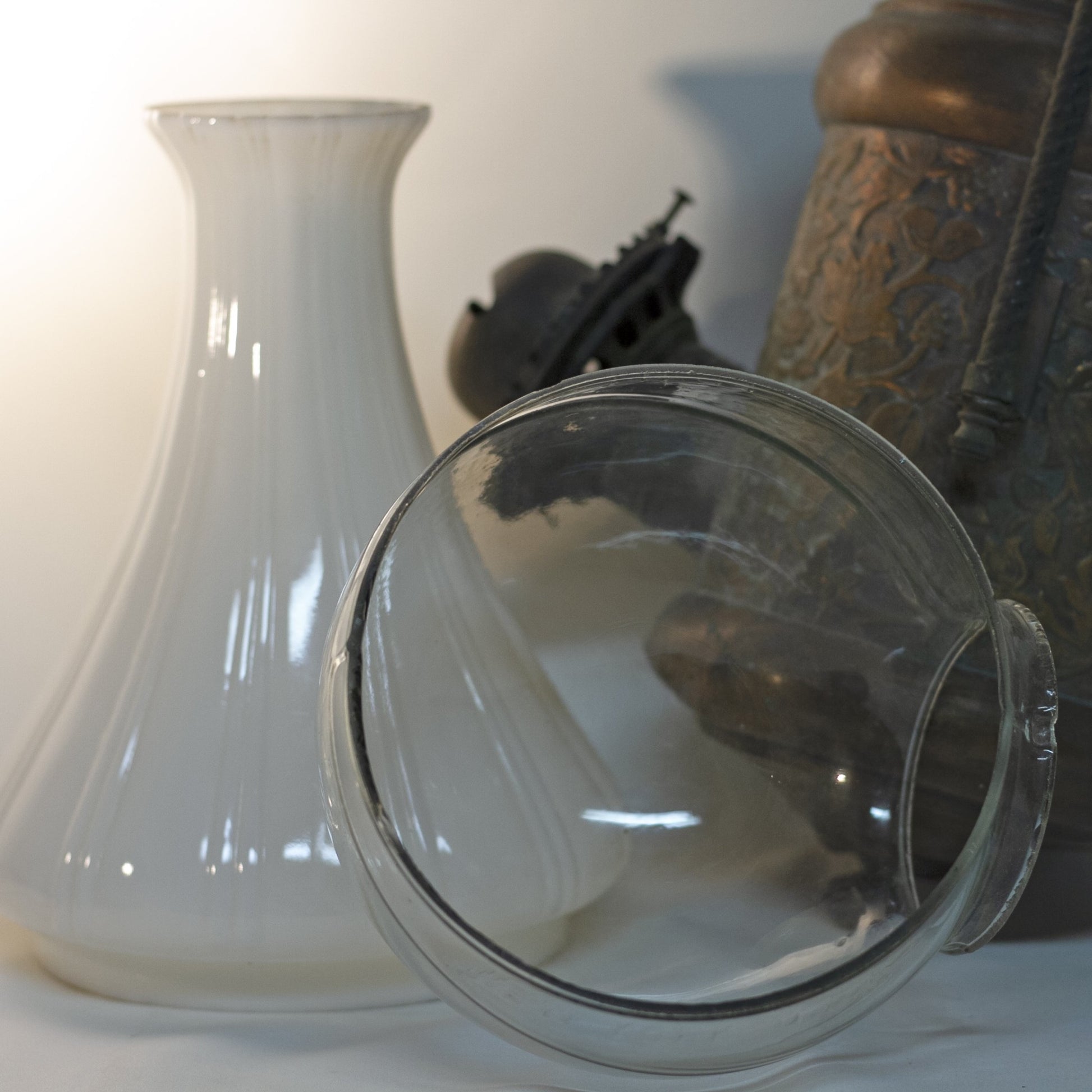 The Angle Lamp Company DOUBLE BURNER HANGING LAMP Circa Late 1800s