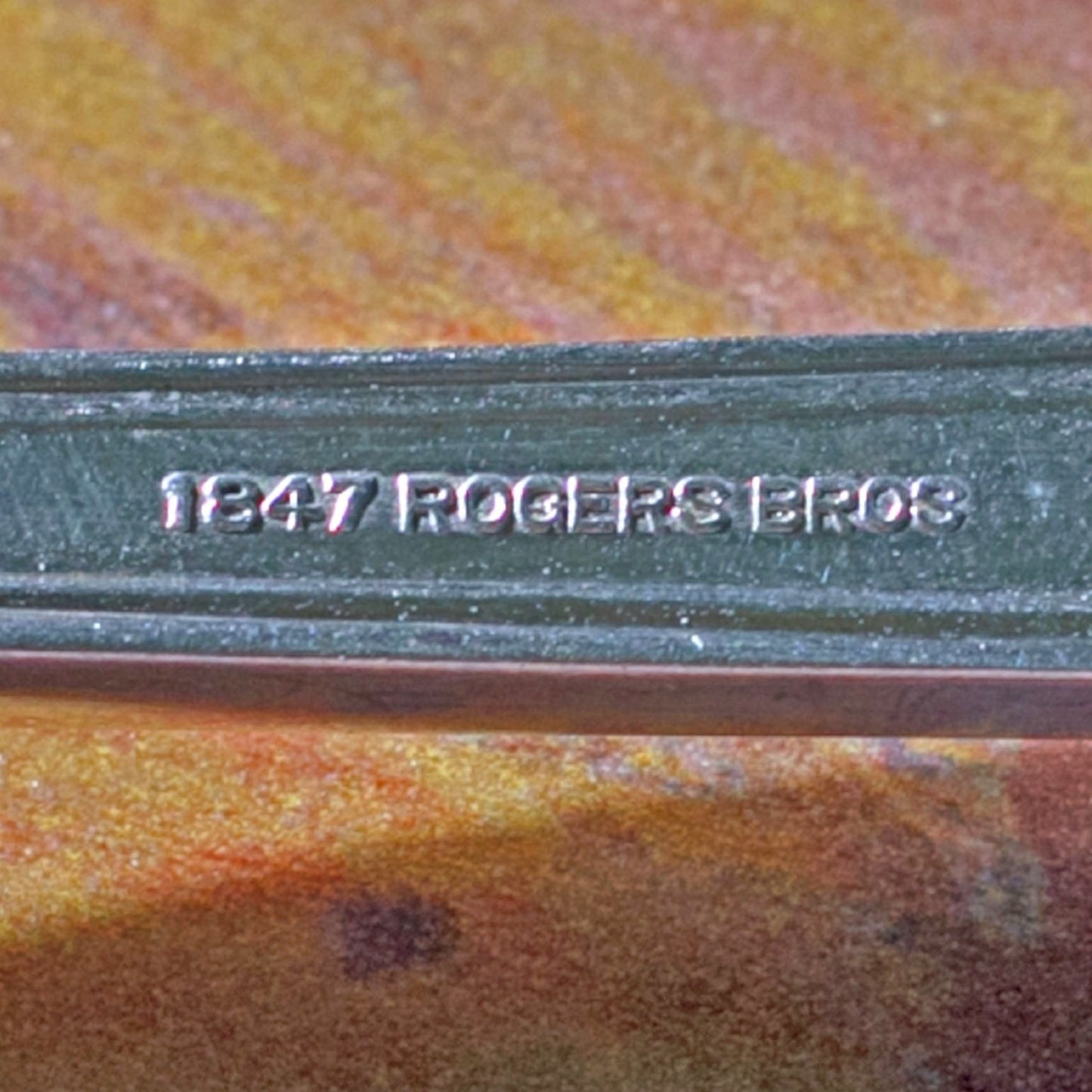 ANNIVERSARY SILVER PLATE MEAT FORK by 1847 Rogers Brothers Circa 1923 ...