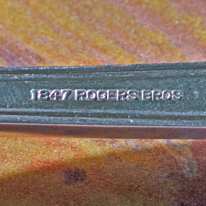 ANNIVERSARY SILVER PLATE MEAT FORK by 1847 Rogers Brothers