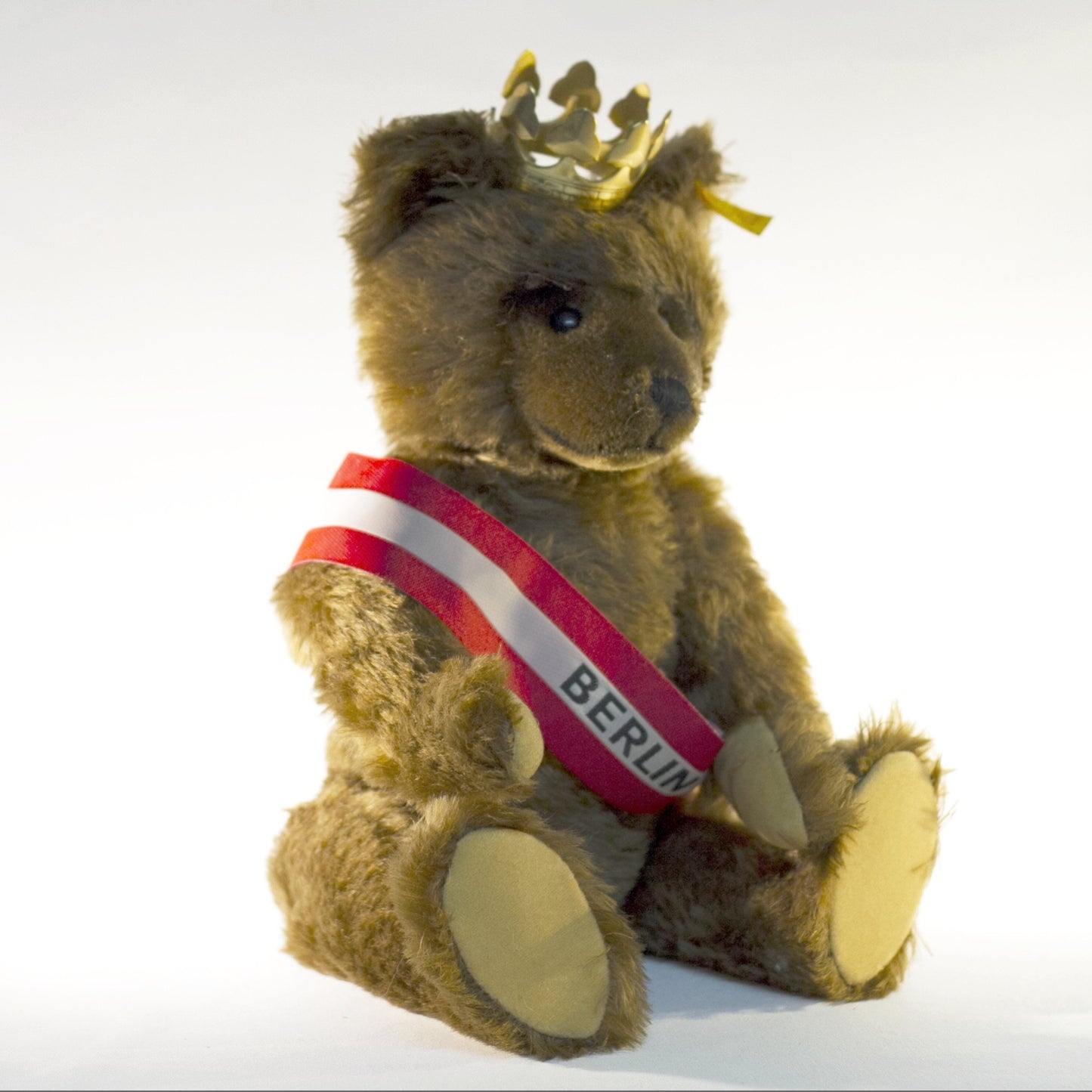 Collectible STEIFF BERLIN BEAR with Gold Crown Circa 1980s
