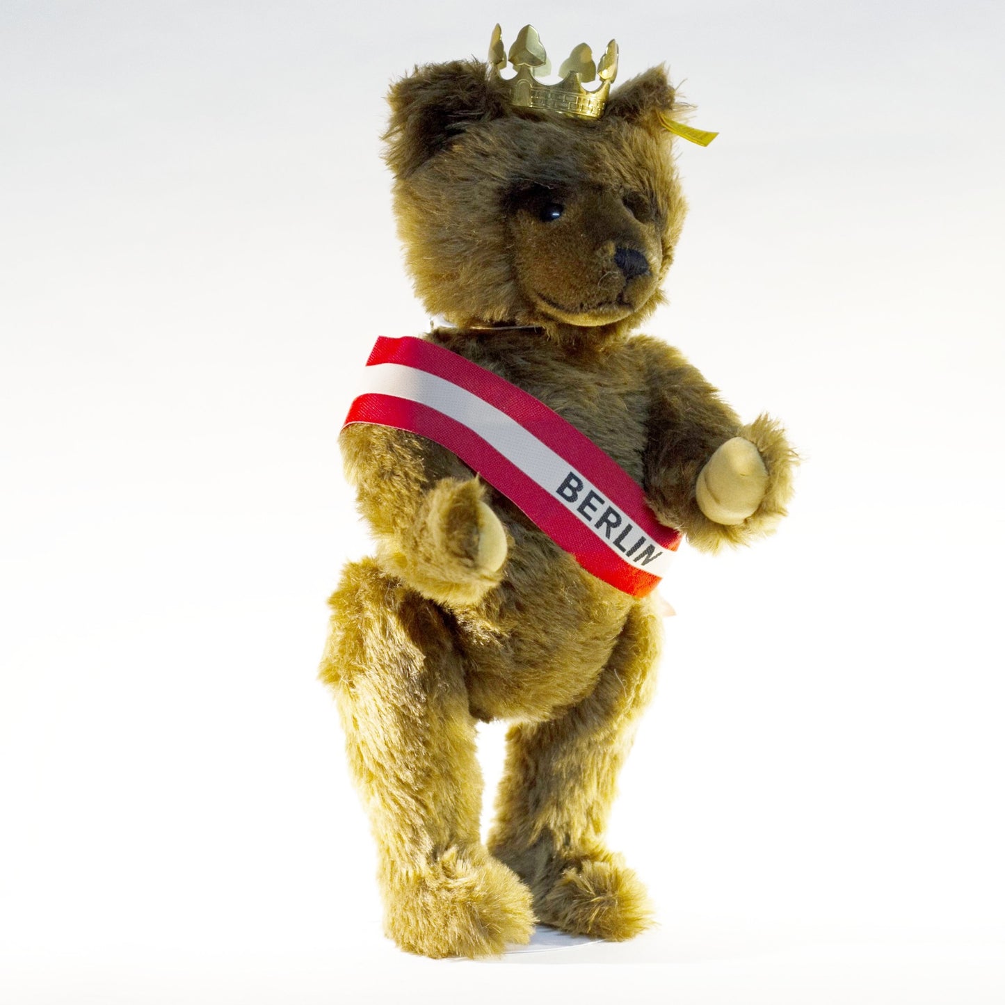 Collectible STEIFF BERLIN BEAR with Gold Crown Circa 1980s